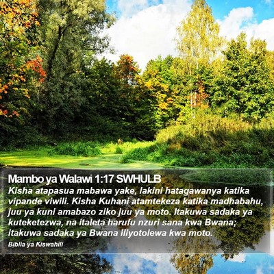 Mambo ya Walawi 1:17 SWHULB Bible Verse Image