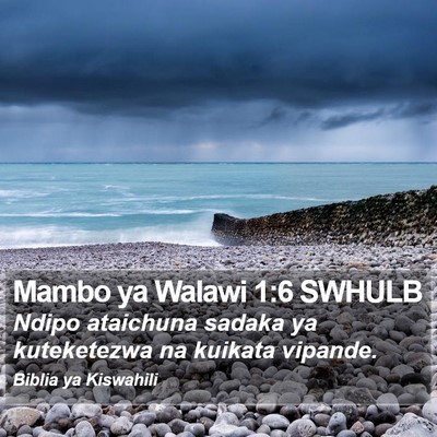 Mambo ya Walawi 1:6 SWHULB Bible Verse Image