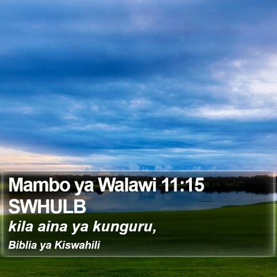 Mambo ya Walawi 11:15 SWHULB Bible Verse Image