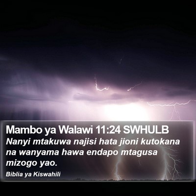 Mambo ya Walawi 11:24 SWHULB Bible Verse Image