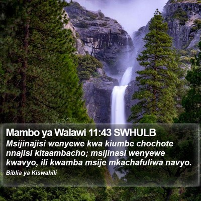Mambo ya Walawi 11:43 SWHULB Bible Verse Image