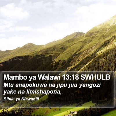 Mambo ya Walawi 13:18 SWHULB Bible Verse Image
