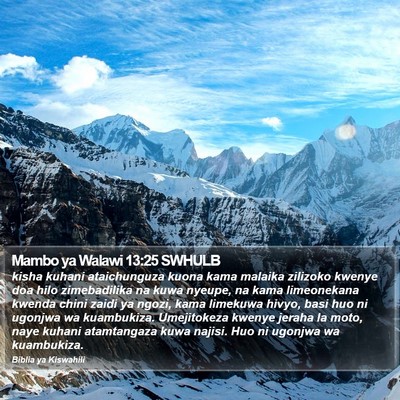 Mambo ya Walawi 13:25 SWHULB Bible Verse Image