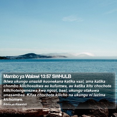 Mambo ya Walawi 13:57 SWHULB Bible Verse Image