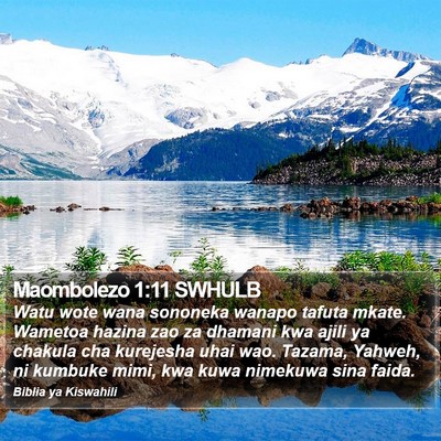 Maombolezo 1:11 SWHULB Bible Verse Image