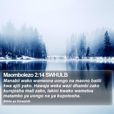 Maombolezo 2:14 SWHULB Bible Verse Image
