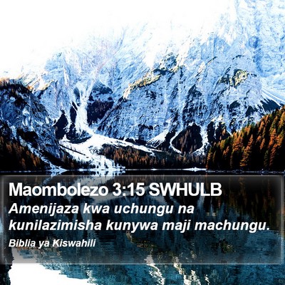 Maombolezo 3:15 SWHULB Bible Verse Image