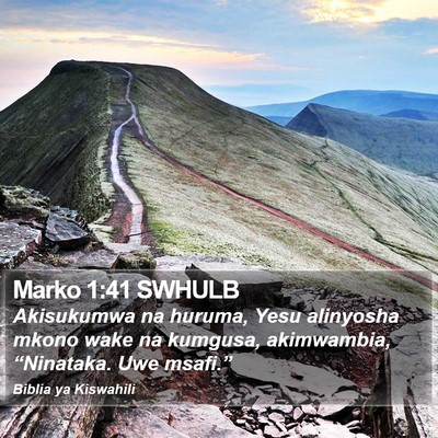 Marko 1:41 SWHULB Bible Verse Image