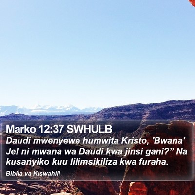 Marko 12:37 SWHULB Bible Verse Image