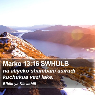 Marko 13:16 SWHULB Bible Verse Image