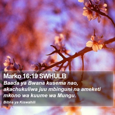 Marko 16:19 SWHULB Bible Verse Image