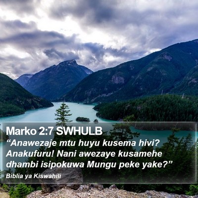 Marko 2:7 SWHULB Bible Verse Image