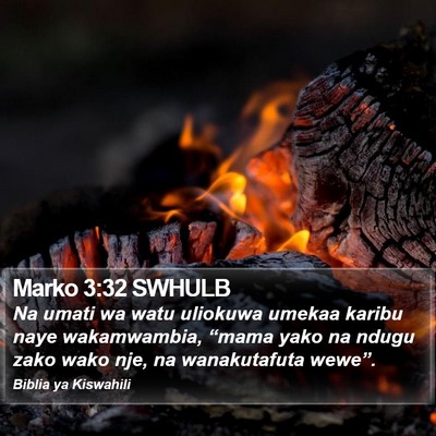 Marko 3:32 SWHULB Bible Verse Image