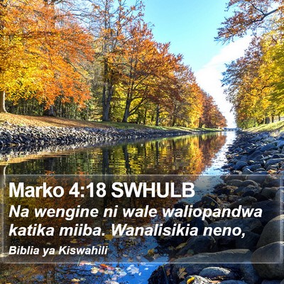 Marko 4:18 SWHULB Bible Verse Image