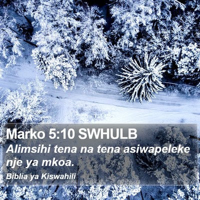 Marko 5:10 SWHULB Bible Verse Image
