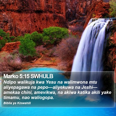 Marko 5:15 SWHULB Bible Verse Image