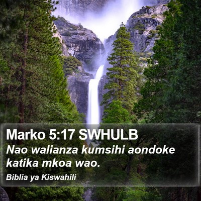 Marko 5:17 SWHULB Bible Verse Image