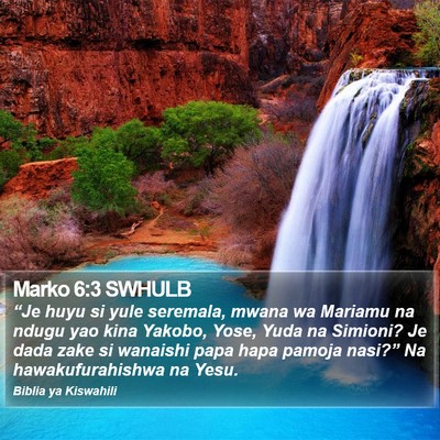 Marko 6:3 SWHULB Bible Verse Image