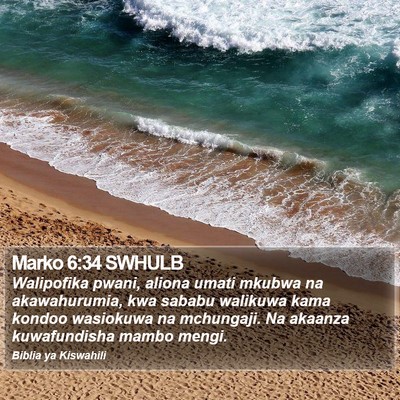 Marko 6:34 SWHULB Bible Verse Image