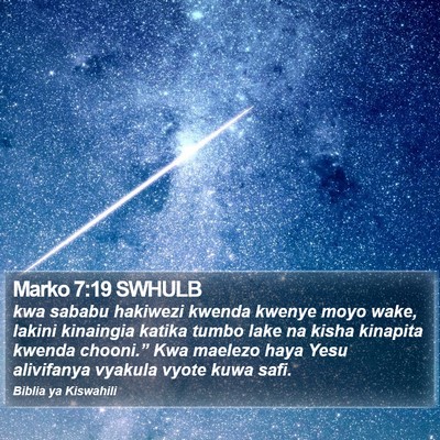 Marko 7:19 SWHULB Bible Verse Image