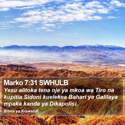 Marko 7:31 SWHULB Bible Verse Image