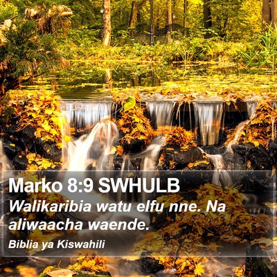 Marko 8:9 SWHULB Bible Verse Image