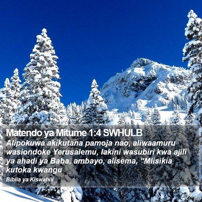 Matendo ya Mitume 1:4 SWHULB Bible Verse Image