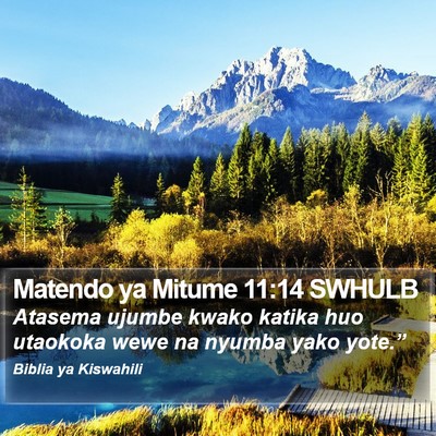 Matendo ya Mitume 11:14 SWHULB Bible Verse Image