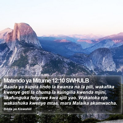 Matendo ya Mitume 12:10 SWHULB Bible Verse Image