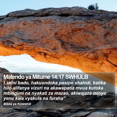 Matendo ya Mitume 14:17 SWHULB Bible Verse Image