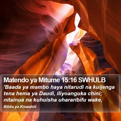 Matendo ya Mitume 15:16 SWHULB Bible Verse Image