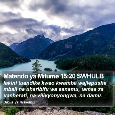 Matendo ya Mitume 15:20 SWHULB Bible Verse Image