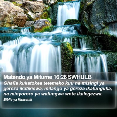 Matendo ya Mitume 16:26 SWHULB Bible Verse Image