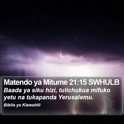 Matendo ya Mitume 21:15 SWHULB Bible Verse Image