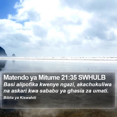 Matendo ya Mitume 21:35 SWHULB Bible Verse Image