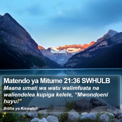 Matendo ya Mitume 21:36 SWHULB Bible Verse Image
