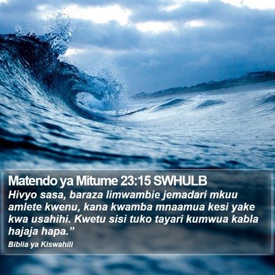 Matendo ya Mitume 23:15 SWHULB Bible Verse Image