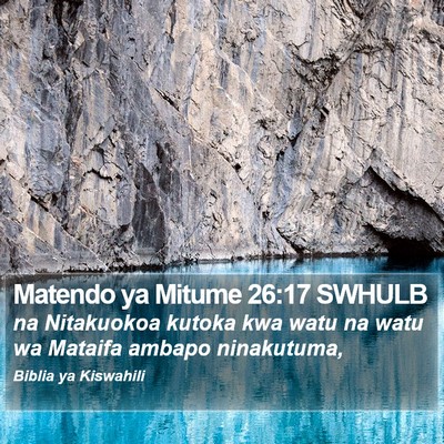 Matendo ya Mitume 26:17 SWHULB Bible Verse Image