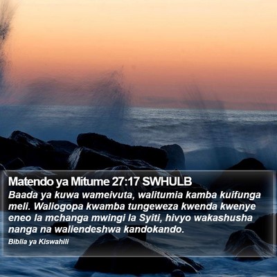 Matendo ya Mitume 27:17 SWHULB Bible Verse Image