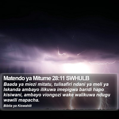 Matendo ya Mitume 28:11 SWHULB Bible Verse Image