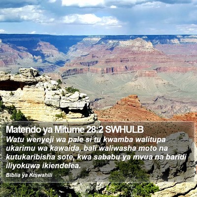 Matendo ya Mitume 28:2 SWHULB Bible Verse Image