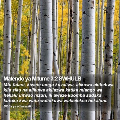 Matendo ya Mitume 3:2 SWHULB Bible Verse Image