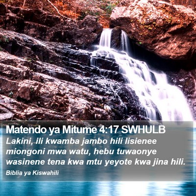 Matendo ya Mitume 4:17 SWHULB Bible Verse Image