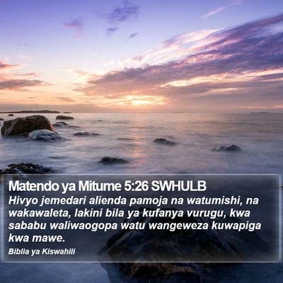 Matendo ya Mitume 5:26 SWHULB Bible Verse Image
