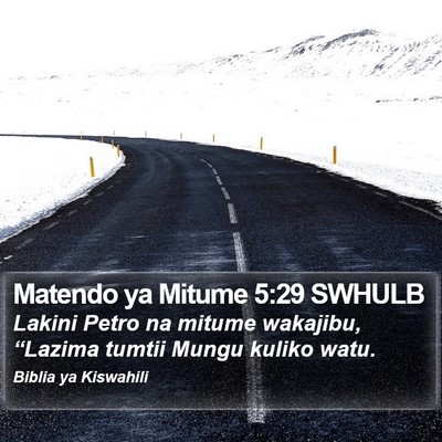 Matendo ya Mitume 5:29 SWHULB Bible Verse Image