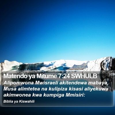 Matendo ya Mitume 7:24 SWHULB Bible Verse Image