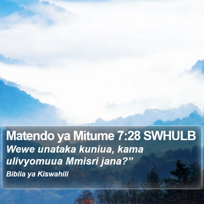 Matendo ya Mitume 7:28 SWHULB Bible Verse Image