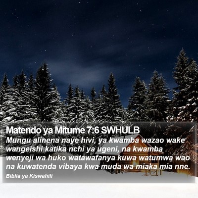 Matendo ya Mitume 7:6 SWHULB Bible Verse Image