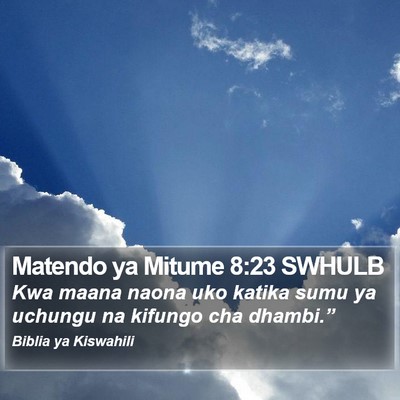 Matendo ya Mitume 8:23 SWHULB Bible Verse Image