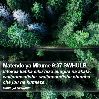 Matendo ya Mitume 9:37 SWHULB Bible Verse Image